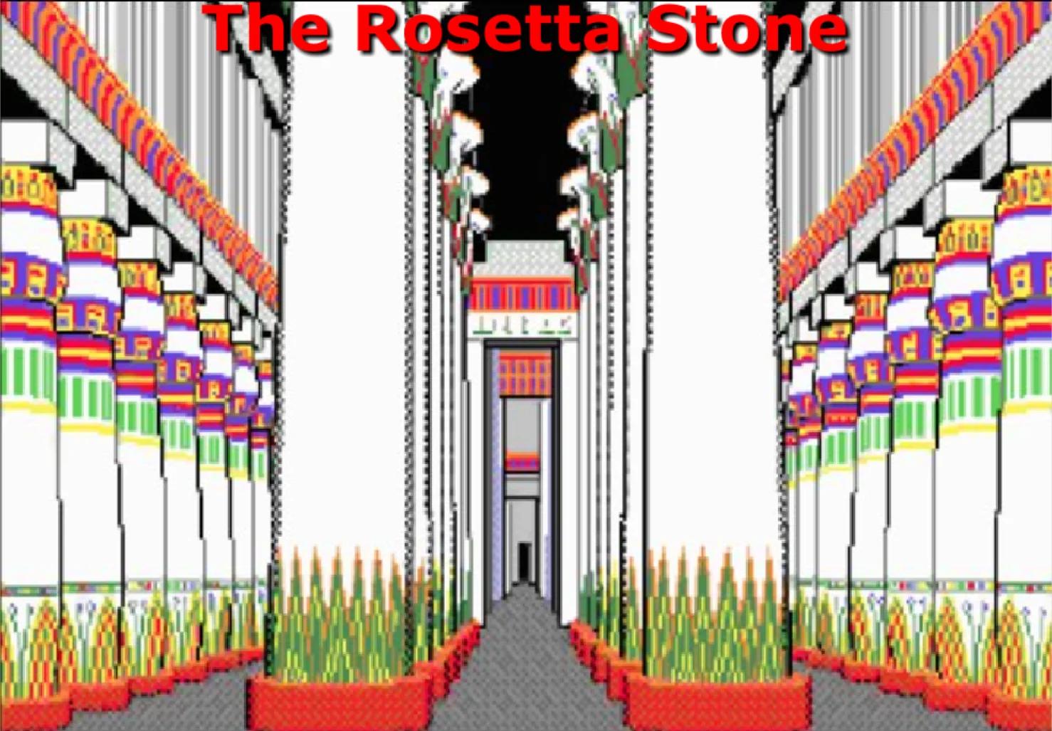 The Rosetta Stone: a painted temple hall as it looked when it was new